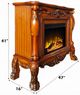 ACME Furniture Dresden Cherry Oak Fireplace-2