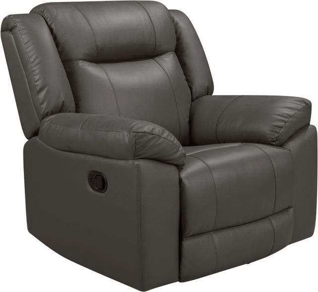 New Classic® Home Furnishings Taggart Gray Rocker Recliner-0
