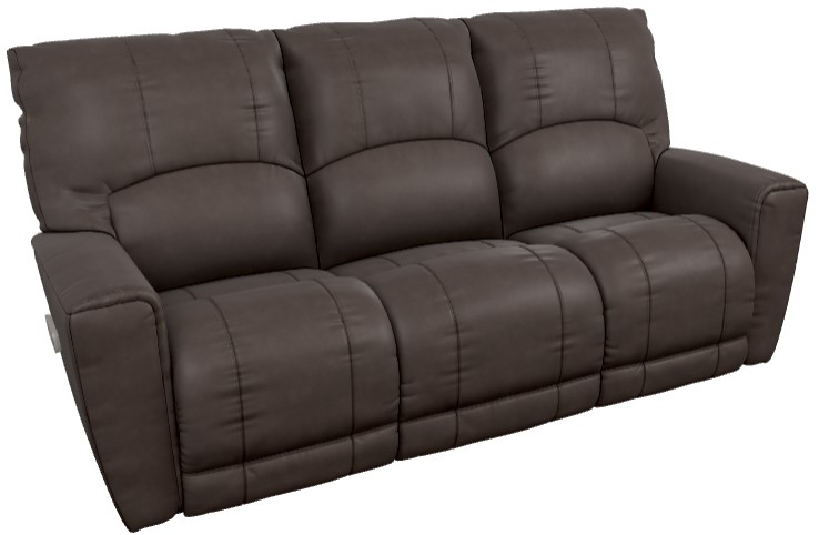 La-Z-Boy® Cassian Dark Chocolate Leather Power Reclining Sofa with