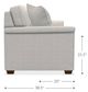 La-Z-Boy® Bexley Cotton Queen Sleeper Sofa-5