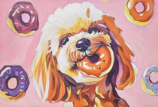 Stylecraft Doudle Donuts Wall Art-1