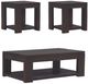 Liberty Furniture Lennox Hill 3-Piece Bark Occasional Table Set-0