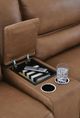 Signature Design by Ashley® Silverbrooke 4-Piece Caramel Power Reclining Right-Arm Facing Sectional and Chaise with Storage Console-2