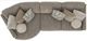Jackson Furniture Turner 2-Piece Mushroom Sectional -5