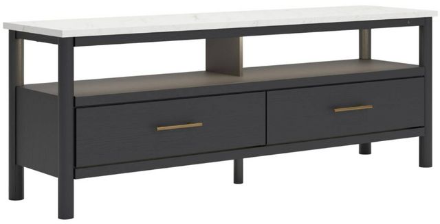 Cadmori TV Stand - Black/White Cadmori TV Stand - Black/White