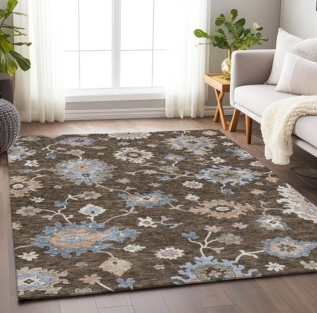 Dalyn™ Rug Company Hatay HY4 Chocolate 5'x8' Area Rug-4