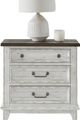Liberty River Place 4-Piece Riverstone White/Tobacco Queen Panel Bedroom Set-4
