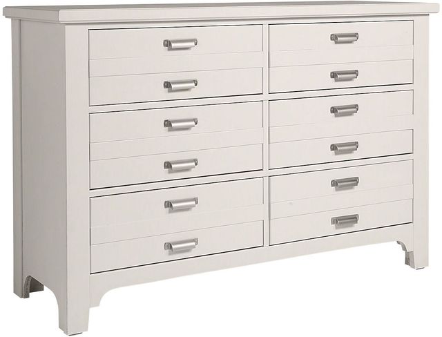 LM Co Home By Vaughan-Bassett Bungalow Home by Ben & Erin Napier Lattice 6-Drawer Double Dresser-0