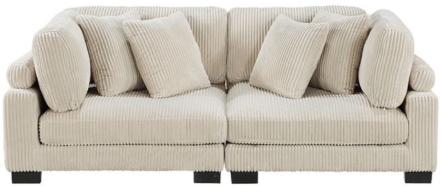 Homelegance® Traverse Beige Loveseat-2