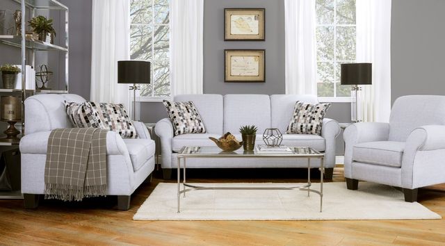 Decor-Rest® Furniture LTD Customizable 2025 Rolled Arm Loveseat-1