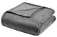 Olliix by Madison Park Microlight Grey Full/Queen Blanket-0