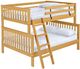 Crate Designs™ Furniture Classic Full XL/Queen Mission Bunk Bed-0