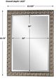 Uttermost® Silvio Antiqued Silver/Champagne Vanity Mirror-2