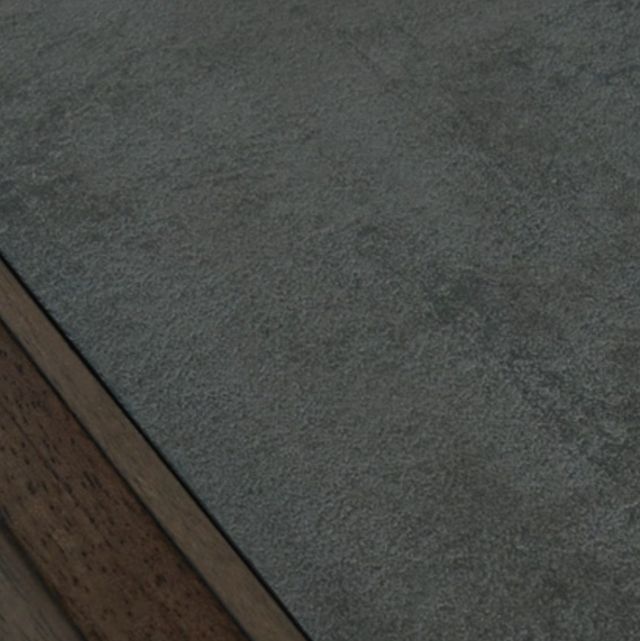 Signature Design by Ashley® Kallenny Gray End Table with Brown Base-4