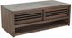 Sunny Designs™ Brown Coffee Table with Sliding Doors and Casters-0