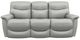 La-Z-Boy® James Dove Gray Power Reclining Sofa with Headrest and Lumbar-1