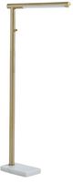 Signature Design by Ashley® Santiford Gold Floor Lamp with White Accent-0