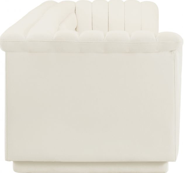 Meridian Furniture Cascade 2-Piece Cream Velvet Sofa-2