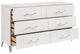 Homelegance® Ripple High Gloss White Dresser-3