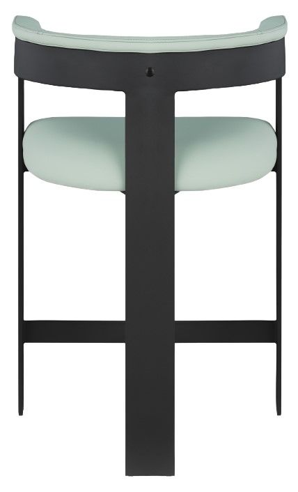 Meridian Furniture Romeo Mint/Matte Black Counter Stool-3