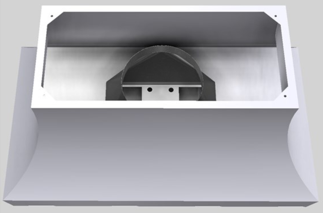 Vent-A-Hood® Designer Series 54" White Island Range Hood-3