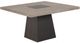Furniture of America® Broager Rustic Oak Square Dining Table with Dark Walnut Base-0