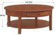 Whittier Wood® Furniture McKenzie Glazed Antique Cherry Round Cocktail Table-2