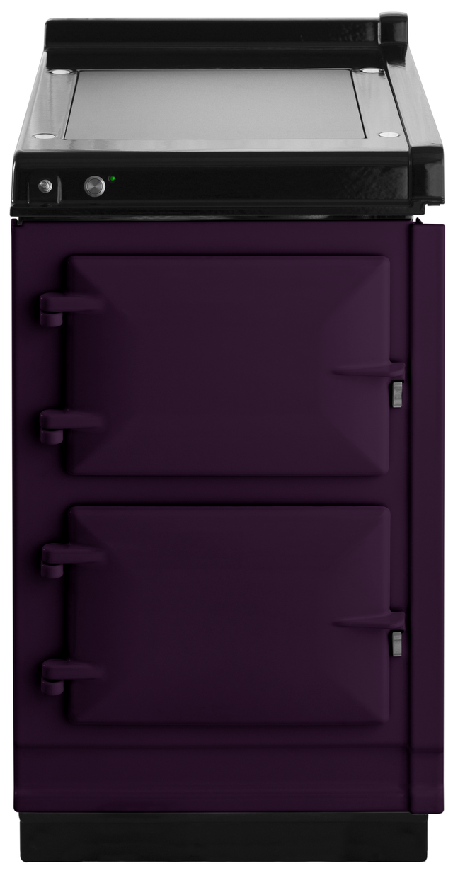 AGA 20" Aubergine Hotcupboard with Warming Plate-0