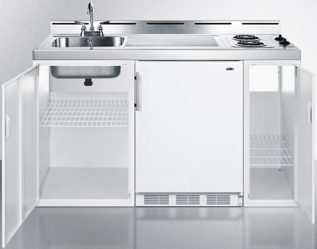 Summit® 48" White All-In-One Kitchenette-1