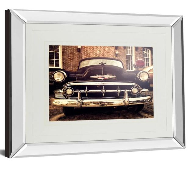 Classy Art Classic Ride I by Robert Jones Mirror Framed Wall Art-1