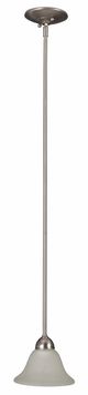 YHD Vernal Falls Satin Nickel/White 45'' Mini Pendant-0