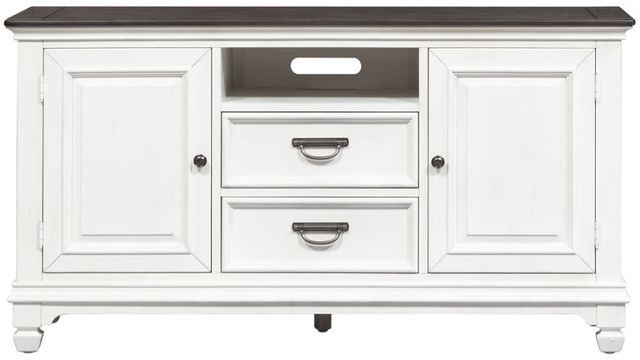 Liberty Furniture Allyson Park Charcoal/Wirebrushed White 56" TV Console-2