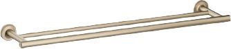 KOHLER® Purist® Vibrant Brushed Bronze 24" Double Towel Bar-0