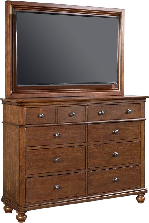 Aspenhome® Oxford Whiskey Brown TV Frame-1