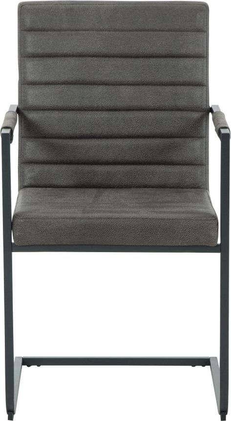 Signature Design by Ashley® Strumford Gray/Black Dining Arm Chair-2