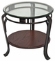 Forge Design Sevane Glass Top Podium with Shelf-0