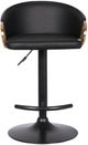 Armen Living Solstice Black Adjustable Height Stool-2