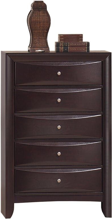 Elements International Emily Rich Espresso Chest-1