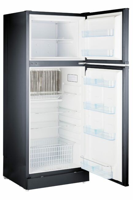Unique Appliances 27" 14.0 Cu. Ft. Midnight Black Counter Depth Top Freezer Refrigerator-1