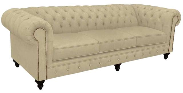 England Furniture Customizable Rondell Leather Sofa-1