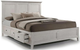 Intercon San Mateo Rustic White King Storage Bed-0