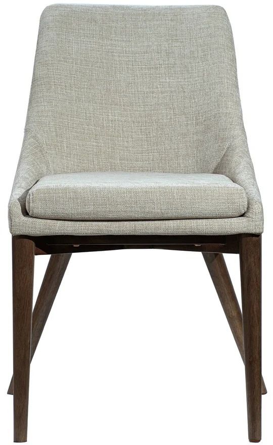 LH Home Fritz Dark Grey/Taupe Dining Side Chair-3