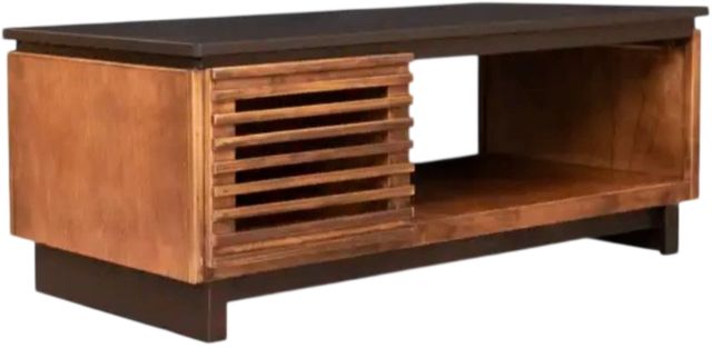 Legends Home Graceland Bourbon Cocktail Table with Matter Black Base-0