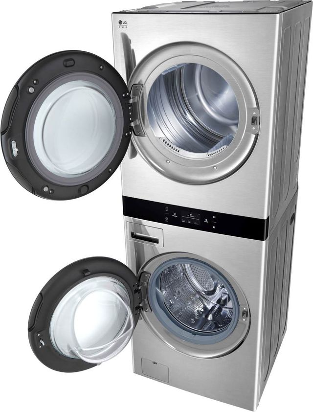 LG Studio WashTower™ Noble Steel Laundry Center, 5 Cu. Ft. Washer, 7.4 Cu. Ft. Dryer-2