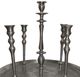 A & B Home Silver Candle Holder-1