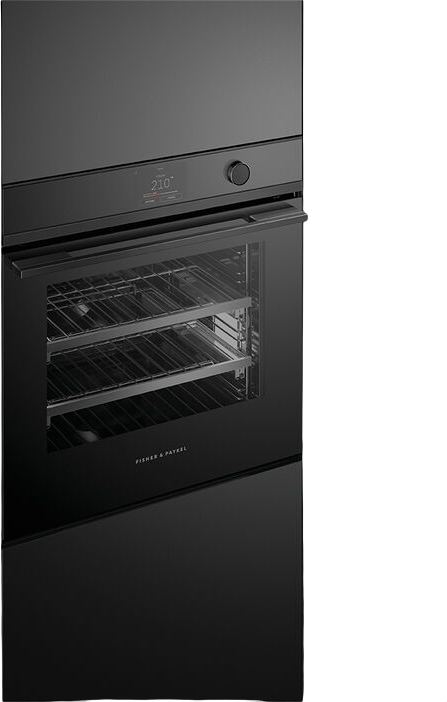 Fisher & Paykel Series 11 23" Black Glass Steam Oven-2