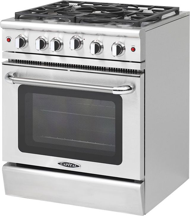 Capital Cooking™ Precision™ 30" Stainless Steel Freestanding Gas Range-1