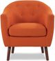 Mazin Furniture Lucille Orange Accent Chair-0