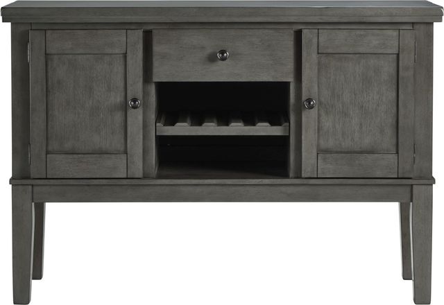 Signature Design by Ashley® Hallanden Antiqued Gray Dining Server-1
