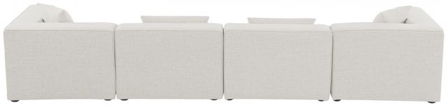 Meridian Furniture Cube 4-Piece Cream Modular Sectional Sofa-3